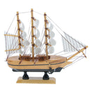 Nautical Wooden Sailboat Boat Bookshelf Home Party Decorative Craft 18cm
