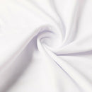 Round Polyester Table Cloth Cover Party Decor Fitted Tablecloth White Polyester