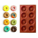 1* Donut Mould Muffin Cupcake NonStick Doughnut Mold Silicone Baking Pan L4N7