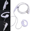 New 2 Pin Earpiece Headset PTT MIC for BAOFENG KENWOOD Retevis HYT Radio