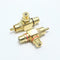2Pcs RCA Audio Splitter Plug Socket RCA Adapter Converter 1 Male to 2 Female