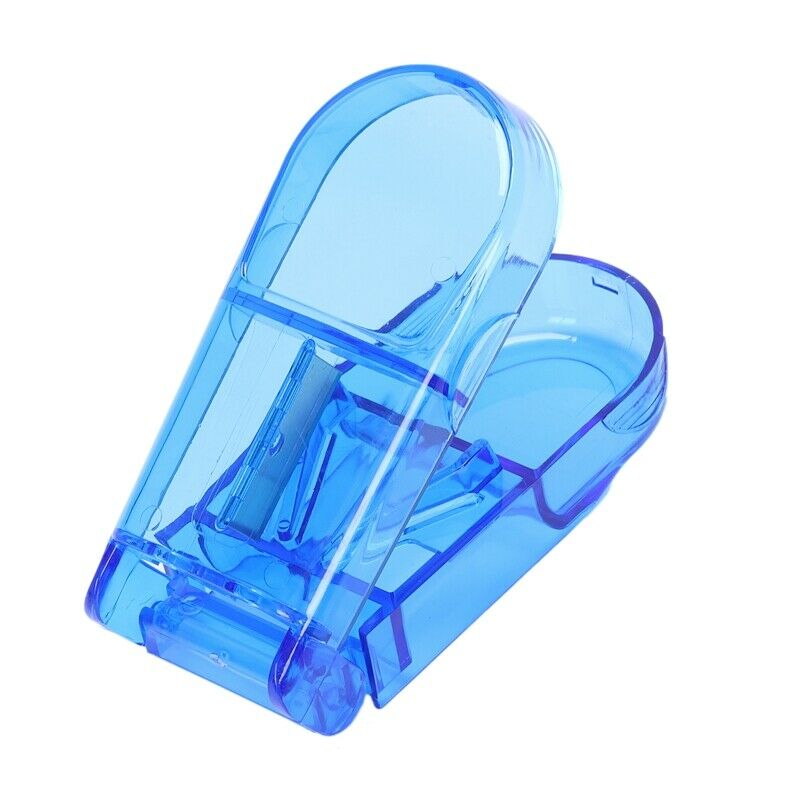 2 pcs Mini Useful Portable Storage Box Medicine Pill Holder Tablet Cutter S K9N4