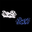 1pc Best Wishes for scrapbooking photo album decor Metal Stencil cutting dieMO