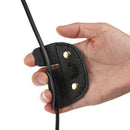 Leather Archery Finger Guard Protection Pad Glove Tab Bow Shooting Protector  OZ