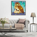 5D DIY Full Drill Diamond Painting Owls Cross Stitch Embroidery Ornaments