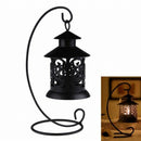 Iron Moroccan Style Candlestick Candleholder Candle Stand Light Lantern (Bl V1Y9