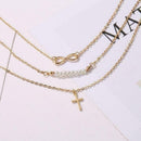 Fashion Women Multi-Layer Choker Collar Pendant Chain Necklace Jewelry Deli S8P0