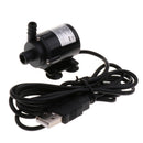 Submersible Water Pump Fountain Pond Pump DC 12V USB Water Pump 1PC