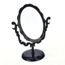 Girl Desktop Rotatable Gothic Rose Makeup Stand Mirror Black Butterfly BX