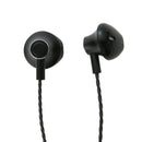 Sports Headphone Universal Phone Metal Headphones Ear Style(Black)