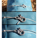 1pcs 3 Holes Multipurpose Camp Knot Pack Quicklinks tool Carabiner SPTOCA
