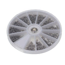600pcs Tiny Glasses Screws Nuts Watch Repair Tool Kit in 12 Grids Round Box,