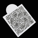 Paisley Cake Fondant Cupcake Decorating Baking Cupcake Templates Stencil OZ
