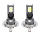 Pair H7 3030 24W 12-LED Conversion Kit 6500K Car Bulb Fog Driving Light