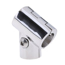 316 Marine Grade Stainless Steel Boat Hand Rail Fittings 60 Degree Tee 7/8''