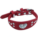 Cute Pet Cat Dog Collar With Bling Rhinestones For Small or Medium Dogs Cat