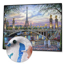 Painting By Numbers Kit DIY Plant Tower Hand Painted Canvas Oil Art Picture