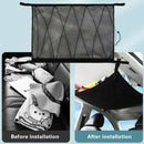 Car Ceiling Storage Net Pocket Grab Handle Drawstring Sundries Organizer A
