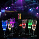 . Lights LED Champagne Glass Flashing Color Changing Party CUP \ ^ V0Y4