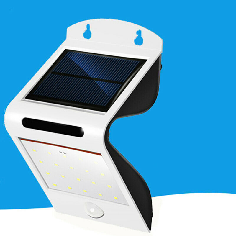1x LED Motion Activated Sensor Outdoor Solar Power Security Wall Down Lig AUQ