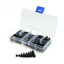 300pcs M3 Nylon Hex Spacer Screws Nut Distance Weapon Plastic Accessories A