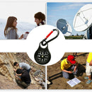 Outdoor Camping Navigation Pocket  With Carabiner Boating Zinc Alloy
