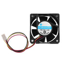 DC Brushless Cooling Fan 12V 60x60x25mm 3 Pin CPU Computer Fan