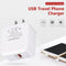 Q1 Portable Single USB Travel Mobile Phone Charger QC3.0 Fast Charging Chargers