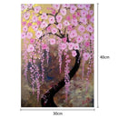 DIY 5D Pink Floral Full Drill Diamond Painting Embroidery Cross Stitch Kit