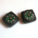 24PC MINI COMPASS SURVIVAL POCKET LIQUID FILLED HIKING CAMPING WATCHBAND