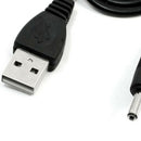3.5mm x 1.3mm Black USB Cable Lead Charger Cord Power Supply E3A6