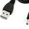 3.5mm x 1.3mm Black USB Cable Lead Charger Cord Power Supply E3A6