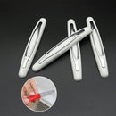 4x White Car Door Edge-Scratch Anti-collision Protector Guard Strip Universal