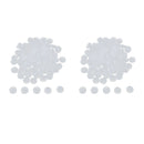 200x Eyelash Adhesive Glue Holder Quick Eye Lashes Blossom Fans Cups Cap