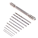 0.5-3.2mm Mini Manual Aluminum Hand Drill Chuck Twsit Micro Drill Bit Tool