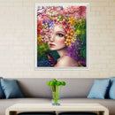 Flower Fairy Painting Embroidery DIY 5D Diamond Cross Stitch Home Crafts