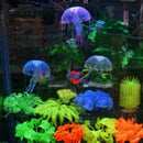 1XArtificial Fluorescence Simulation Jellyfish Aquarium Fish Decor Ornament L5G7