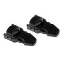 1 Pair Lightweight Black Plastic Scuba Diving Snorkeling Fin Strap Buckles