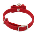 Adjustable Pet Kitten Cat Puppy Safety Collar Bell Buckle Neck Strap Red
