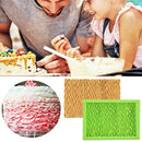 Edible Wave Curved Silicone Mold Gum Paste Fondant Cake Ruffle Tools Border A0J8