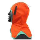 2x Flame Retardant Welding Protective Head Cover Working Hood Helmet Orange