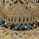 Natural Straw Hat Western Cowboy Hat Ladies Men'S Hand-Woven Hat Outdoor Tr