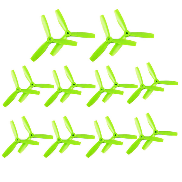 10pair 5045 Propeller 3 Blade Props Three Blade  Propellers (green)