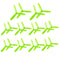 10pair 5045 Propeller 3 Blade Props Three Blade  Propellers (green)