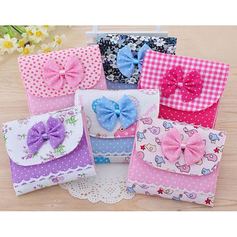 Women Girl Sanitary Napkin Towel Pads Small Bag Purse Holder Organizer AU72