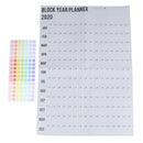 2020 Yearly Calendar Planner Memo Organiser Annual Schedule Daily With Stick,X