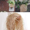 DIY Decor Natural Dried Raffia Fibre Bulk Weaving Gift New Wrap Ribbo Box R T8H1