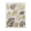 2X Various Leaves TPR Stamp Rubber Seal Transparent Clear Scrapbook Album DIY