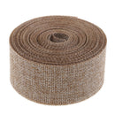 10Meter 4cm Faux Jute Hessian Burlap Ribbon Rustic Weddings Belt Strap Craft