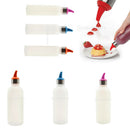 450ml Silicone Squeeze Bottle Ketchup Sauce Vinegar Honey Dispenser Orange